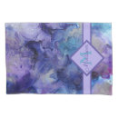 Search for purple watercolor pillowcases Modern