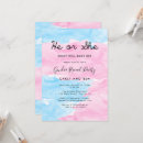 Search for blue party invitations He or she