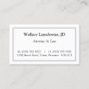 Search for classic business cards Attorney