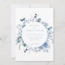 Search for dusty blue floral wedding invitations Simple