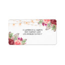 Search for boho feather return address labels Bohemian