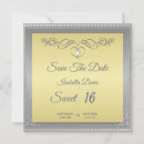 Search for gold and silver invitations Luxury
