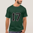 Search for number 17 tshirts 17th