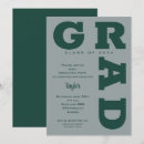 Search for dark green invitations College