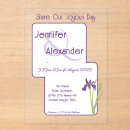 Search for iris wedding invitations Purple
