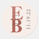 Search for large initial stickers Boho