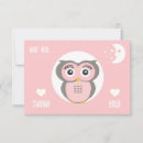 Search for owl thank you cards Girly
