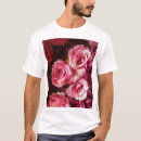 Search for rose background tshirts Red