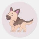 Search for chibi dog stickers Kawaii