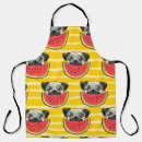 Search for cartoon pug aprons Illustration