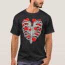 Search for skeleton rib cage tshirts Adult