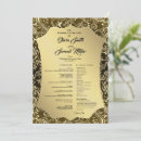 Search for black damask invitations Calligraphy