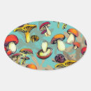 Search for wild mushroom stickers Forest
