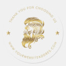 Search for gold logo stickers Elegant