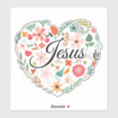 Search for jesus design stickers Faith over fear