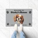 Search for cavalier king charles spaniel doormats Cute