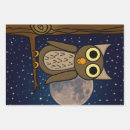Search for owls wrapping paper Colourful