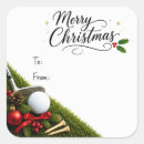 Search for golf ball stickers Merry christmas