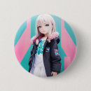 Search for japanese anime badges Kawaii