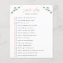 Search for eucalyptus baby shower games Greenery
