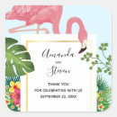 Search for flamingo wedding stickers Floral