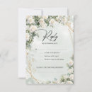 Search for white roses rsvp cards Watercolor floral