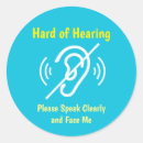 Search for hearing impaired stickers Awareness