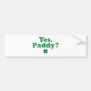 Search for funny irish bumper stickers Shamrock