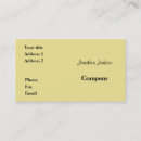 Search for yellow business cards Simple
