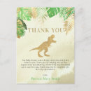 Search for t rex thank you cards Green