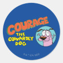 Search for show dog stickers Courage the cowardly dog