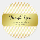 Search for zigzag wedding stickers Thank you