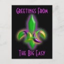 Search for the big easy postcards Fleur de lis