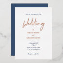 Search for navy blue rose gold weddings Calligraphy