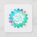 Search for om symbol business cards Holistic