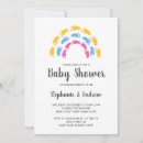 Search for rainbow baby shower invitations Watercolor
