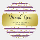 Search for gold striped wedding stickers Floral