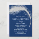 Search for feather bridal shower invitations Modern