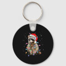 Search for raccoon key rings Christmas tree