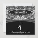 Search for damask monogram invitations Lace