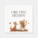 Search for fall birthday napkins Turning one