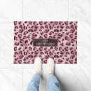 Search for animal print doormats Girly
