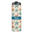 Search for beach shells drinkware Blue