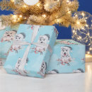 Search for husky christmas wrapping paper Watercolor