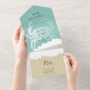 Search for crab wedding invitations Ocean
