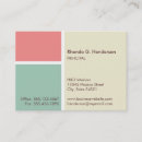 Search for block business cards Green