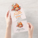 Search for pink gold pumpkin baby shower invitations Autumn