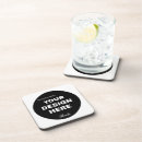Search for qr code coasters Black and white