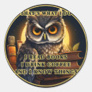 Search for owl reading stickers Books