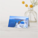 Search for greek place cards Santorini